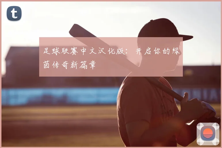 足球联赛中文汉化版:开启你的绿茵传奇新篇章